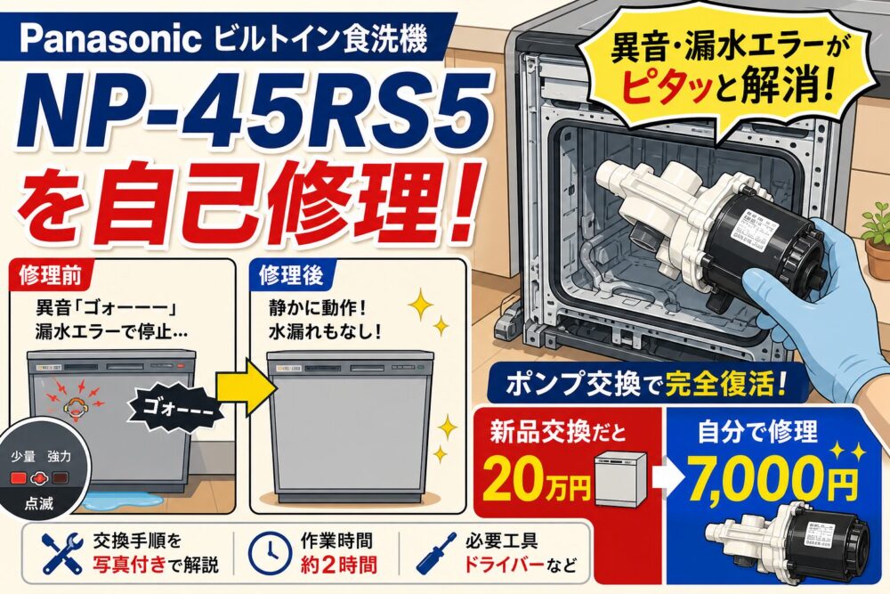 パナソニック食洗機修理