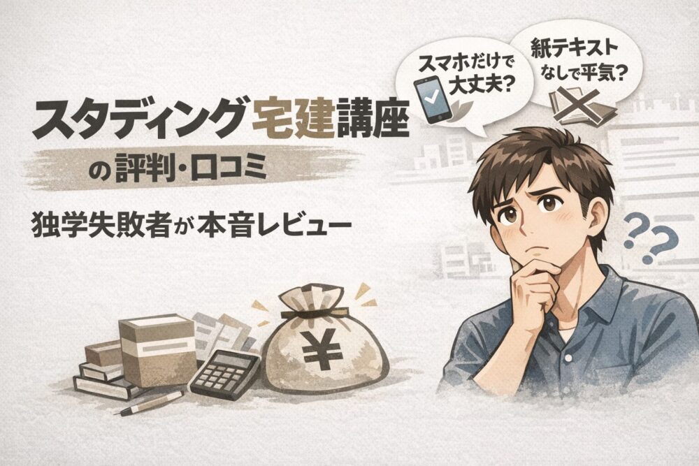 スタディング宅建講座・口コミ