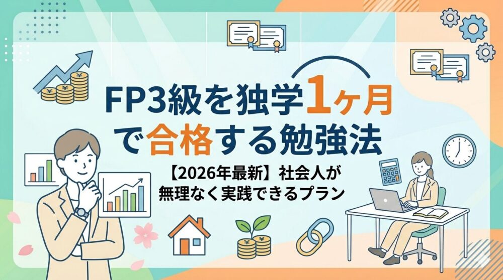 FP３級を独学で１か月合格