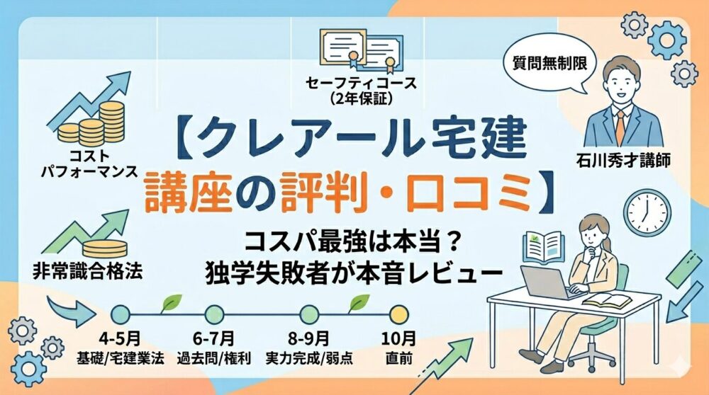 クレアール・宅建・評判